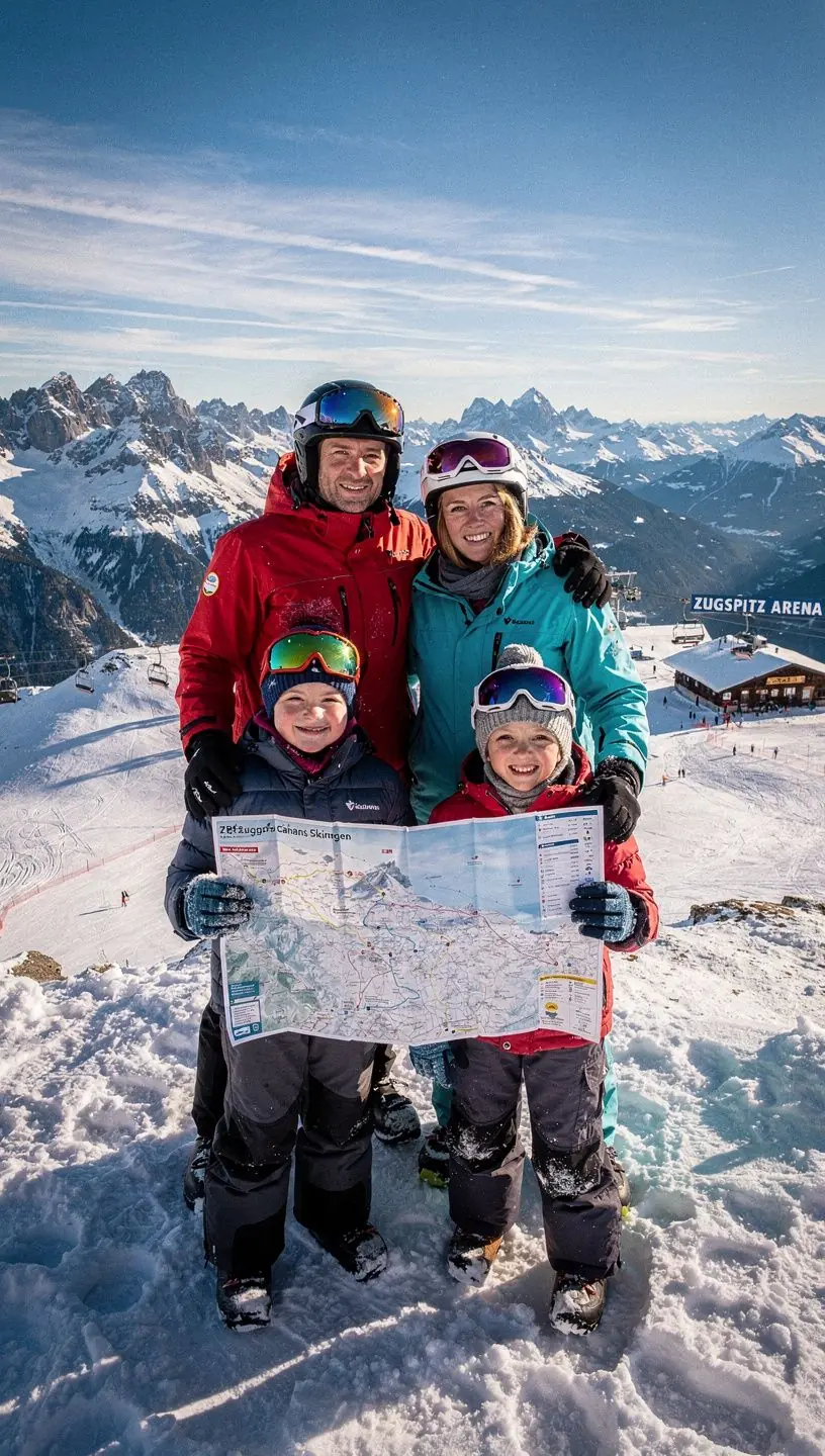 Ein Wanderer studiert eine detaillierte Karte, während er sich auf den Weg zu einem Aussichtspunkt macht.